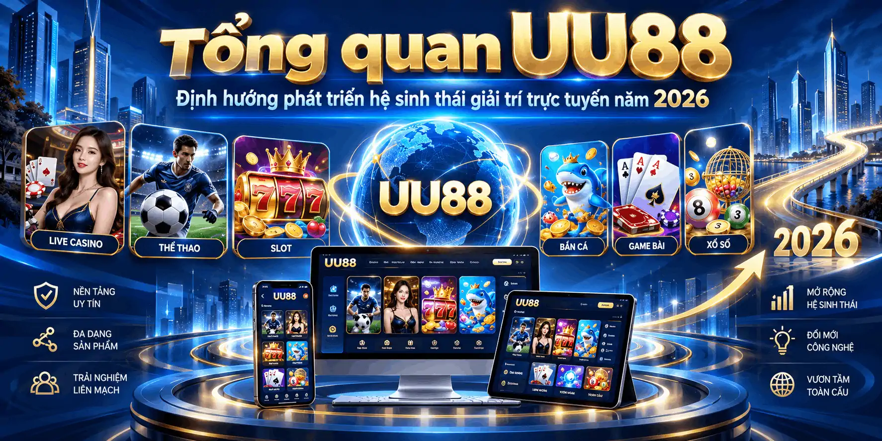 UU88 11 Tổng quan UU88 và định hướng phát triển hệ sinh thái giải trí trực tuyến năm 2026